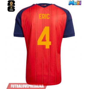Lacne Muži Futbalové dres Španielsko Eric Garcia #4 MS 2026 Krátky Rukáv - Domáci